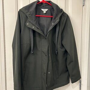 Christopher & Banks 1X Fleece-Backed Coat/Jacket